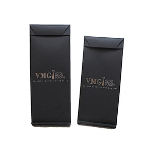 High End Black Customized Logo Printing Paper Envelope Rectangle Shape Recyclable Envelopes